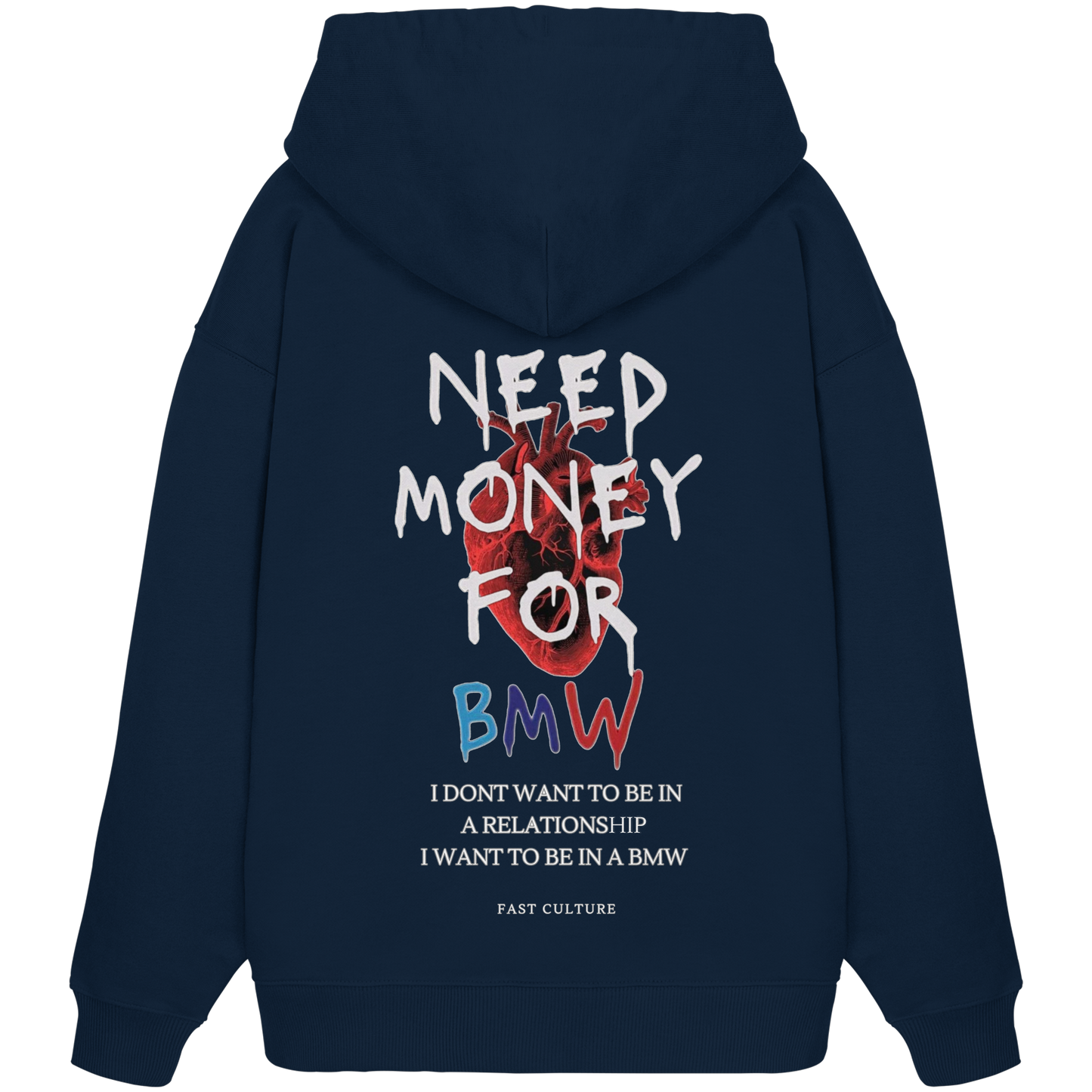 HEART FAST CULTURE - Organic Oversize Hoodie