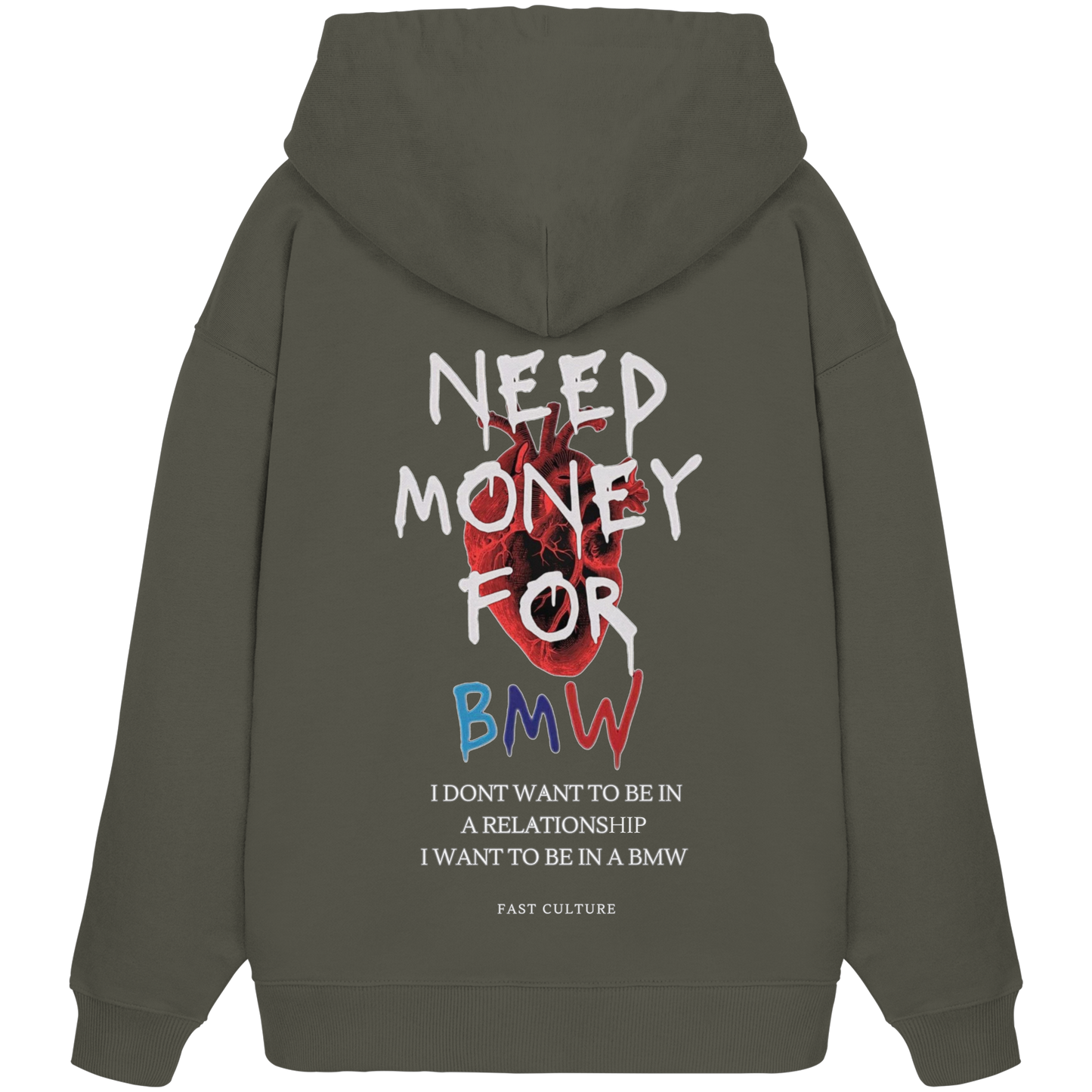 HEART FAST CULTURE - Organic Oversize Hoodie