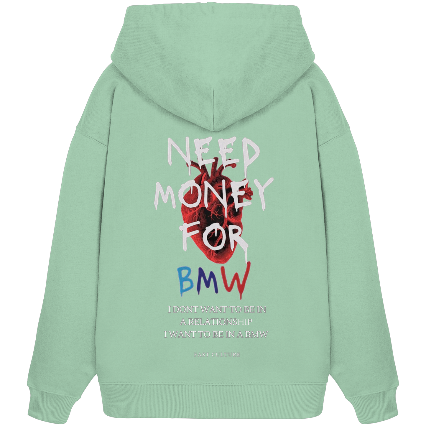 HEART FAST CULTURE - Organic Oversize Hoodie