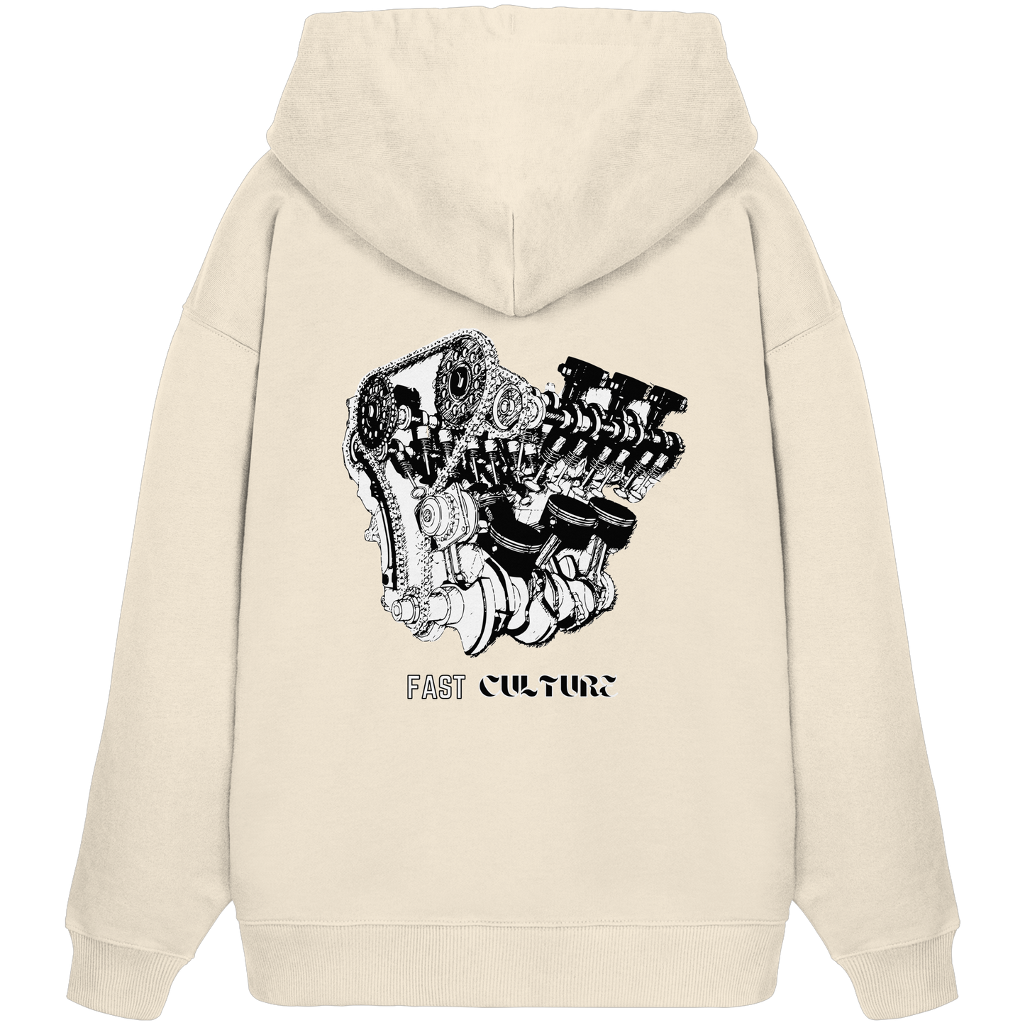 V6 STYLE - Organic Oversize Hoodie
