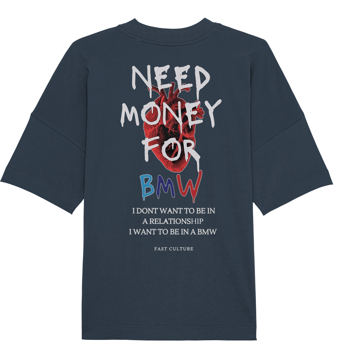 HEART FAST CULTURE - Organic Oversize Shirt