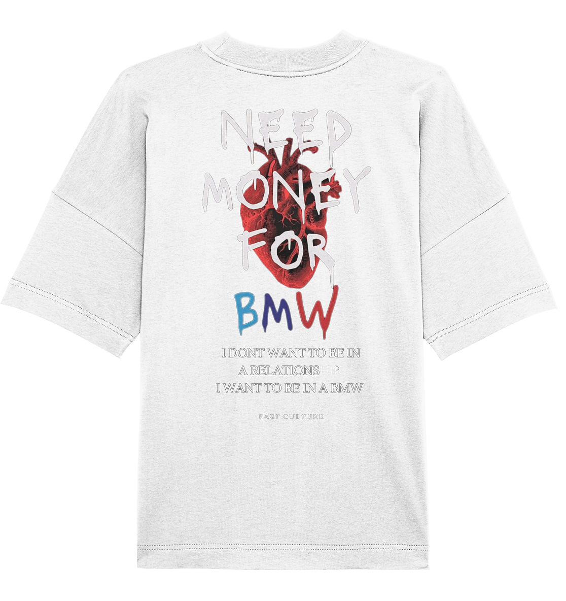 HEART FAST CULTURE - Organic Oversize Shirt