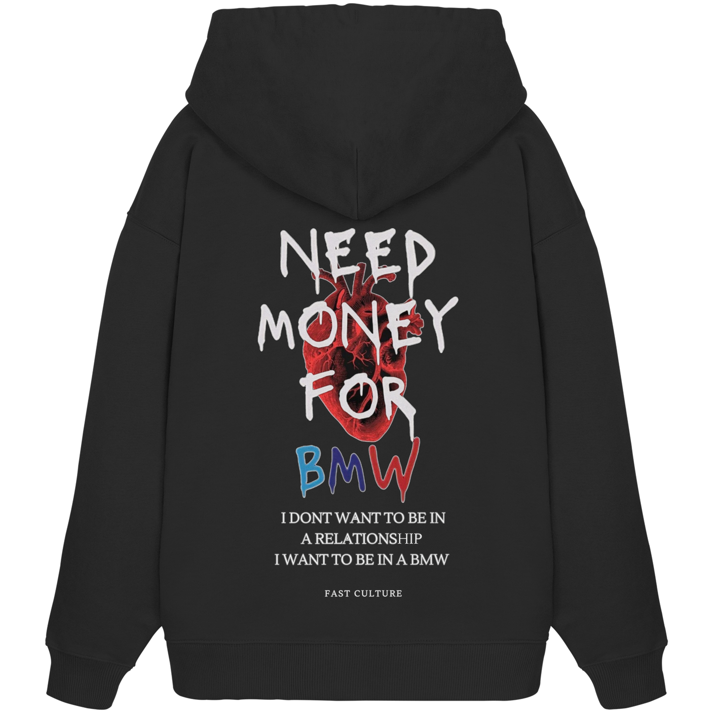 HEART FAST CULTURE - Organic Oversize Hoodie