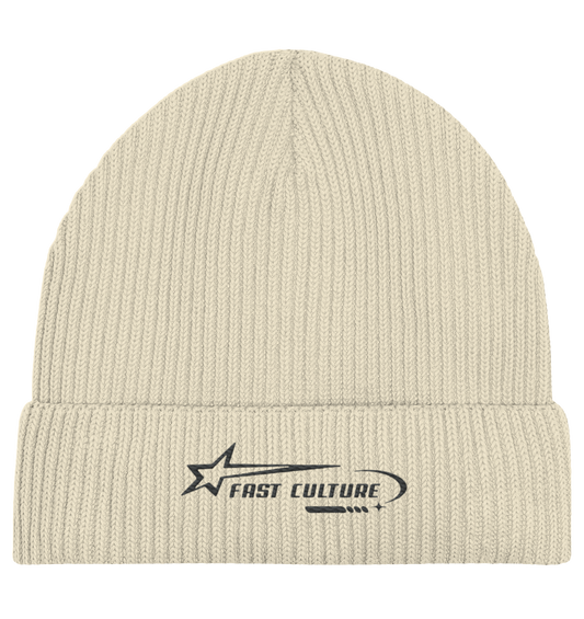 FAST CULTURE BEANIE - Organic Fisherman Beanie