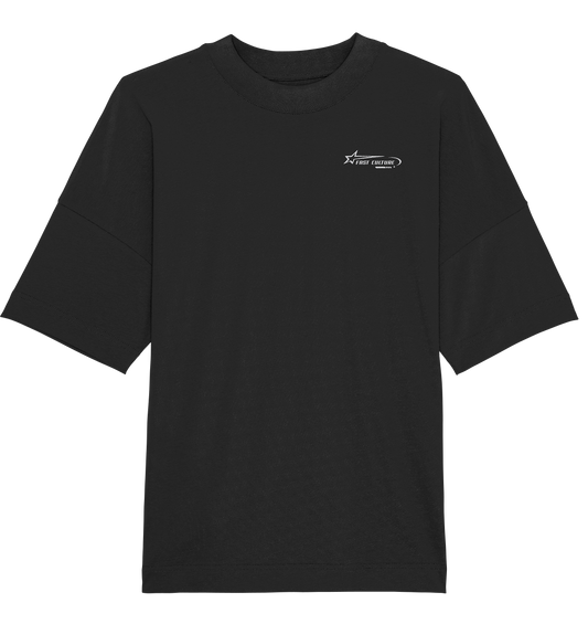 FAST CULTURE Sign Oversize-Shirt BLANCO - Organic Oversize Shirt (Stick)